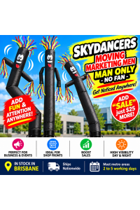 Air Dancer **BLACK** Sky Dancer Inflatable Tube skydancer MAN ONLY