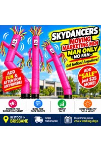 Air Dancer **PINK** Sky Dancer Inflatable Tube skydancer MAN ONLY