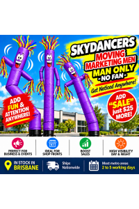 Air Dancer **PURPLE** Sky Dancer Inflatable Tube skydancer MAN ONLY