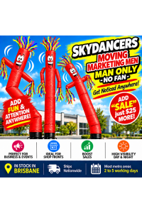 Air Dancer **RED** Sky Dancer Inflatable Tube skydancer MAN ONLY