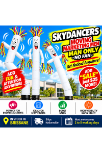 Air Dancer **WHITE** Sky Dancer Inflatable Tube skydancer MAN ONLY