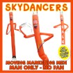 Air Dancer **ORANGE** Sky Dancer Inflatable Tube skydancer MAN ONLY