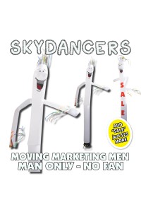Air Dancer **WHITE** Sky Dancer Inflatable Tube skydancer MAN ONLY